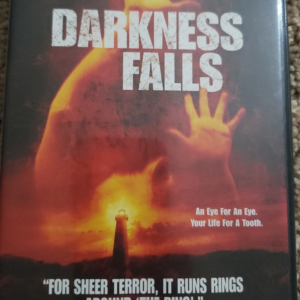 Darkness Falls DVD Movie Cover - Red Orange Artwork